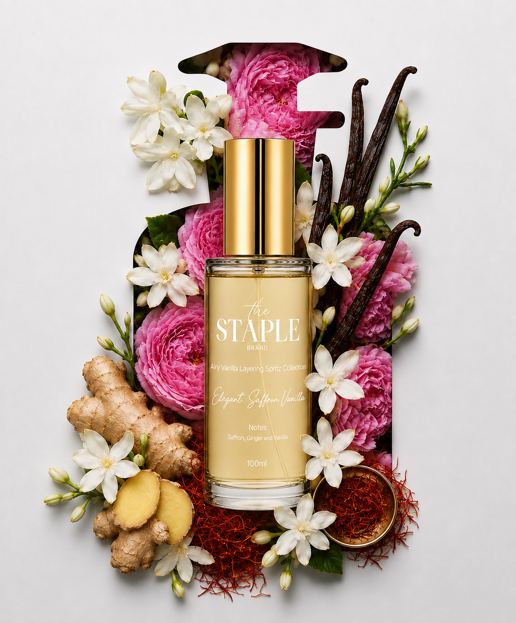 Elegant Saffron Vanilla Layering Spritz EDP
